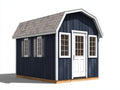 Gartenhäuser Holz 250x200x240 cm - Dunkelblau-Weiß - klassisches Gartendesign